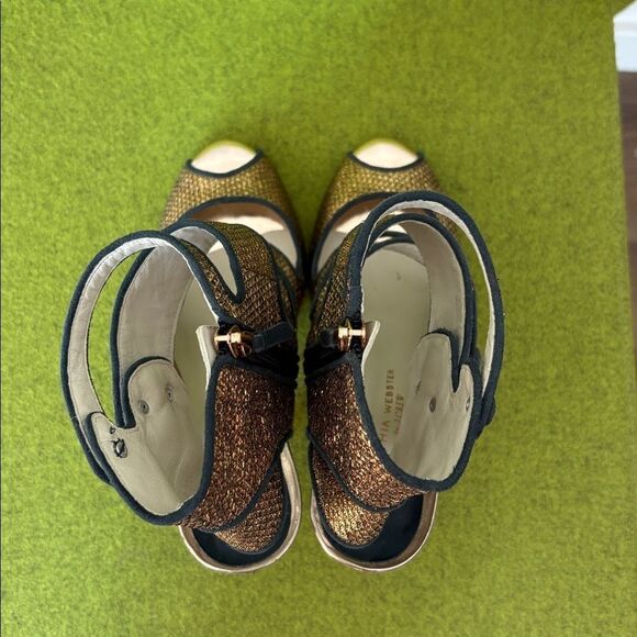 SOPHIA WEBSTER FOR J CREW AMMA PUMPS SHOES 37 ( US-6) ITEM #B3897 - Picture 9 of 10